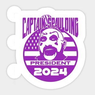 Captain president Sticker